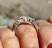 Round Moissanite Sparkle | Unique Gift Ring | Love for Life

