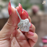 round diamond earrings