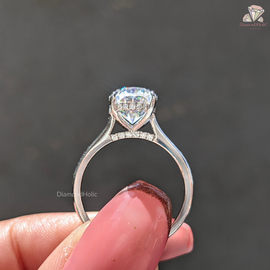 White Gold Solitaire Ring