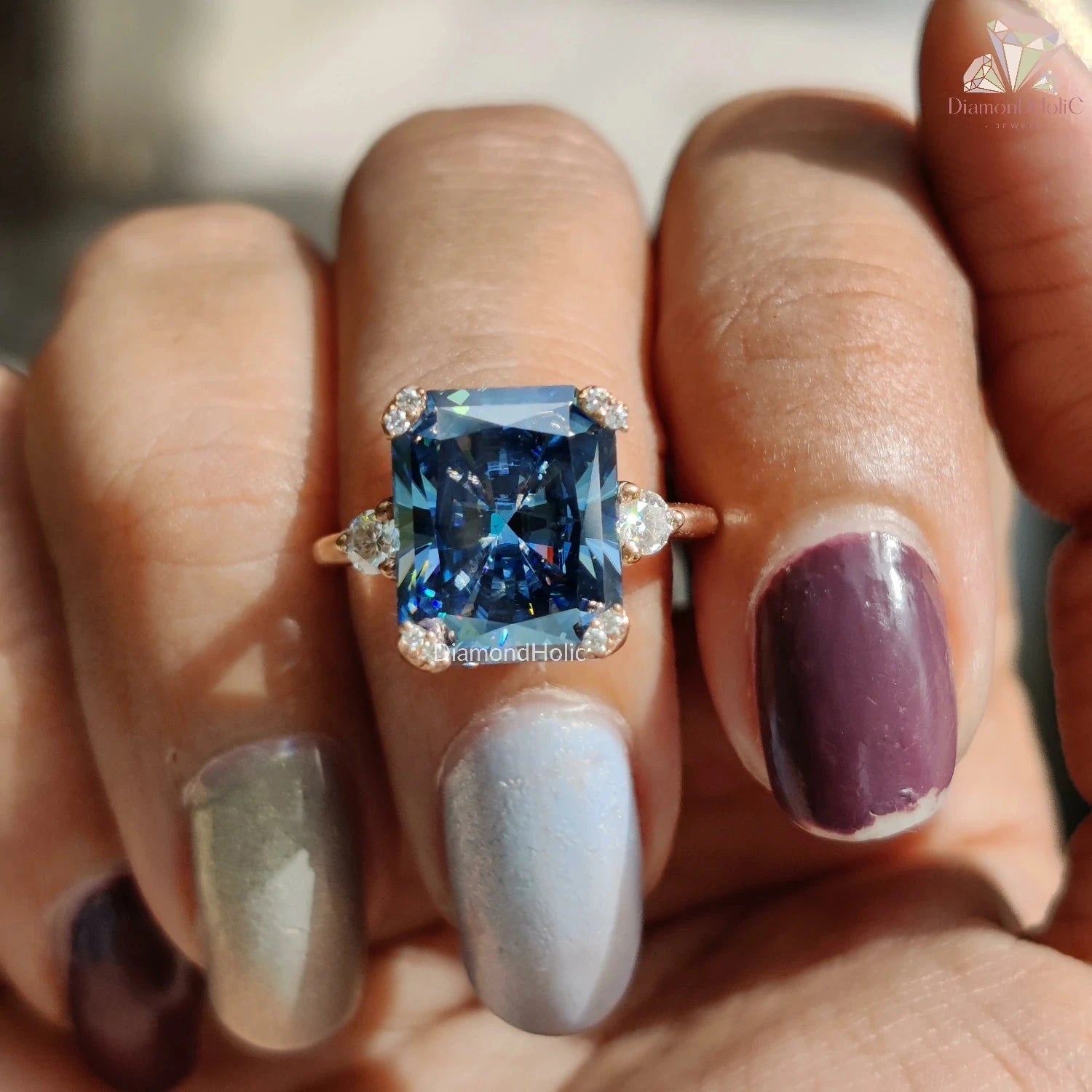 Three Stone Engagement Ring
