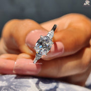 Three Stone Engagement Ring For Women