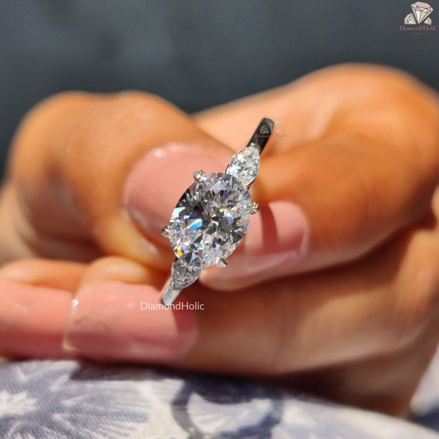 Three Stone Engagement Ring For Women