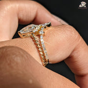 twisted rope ring
