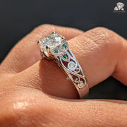 vintage diamond engagement rings​ | antique diamond engagement rings​
