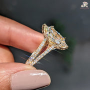 vintage style engagement ring