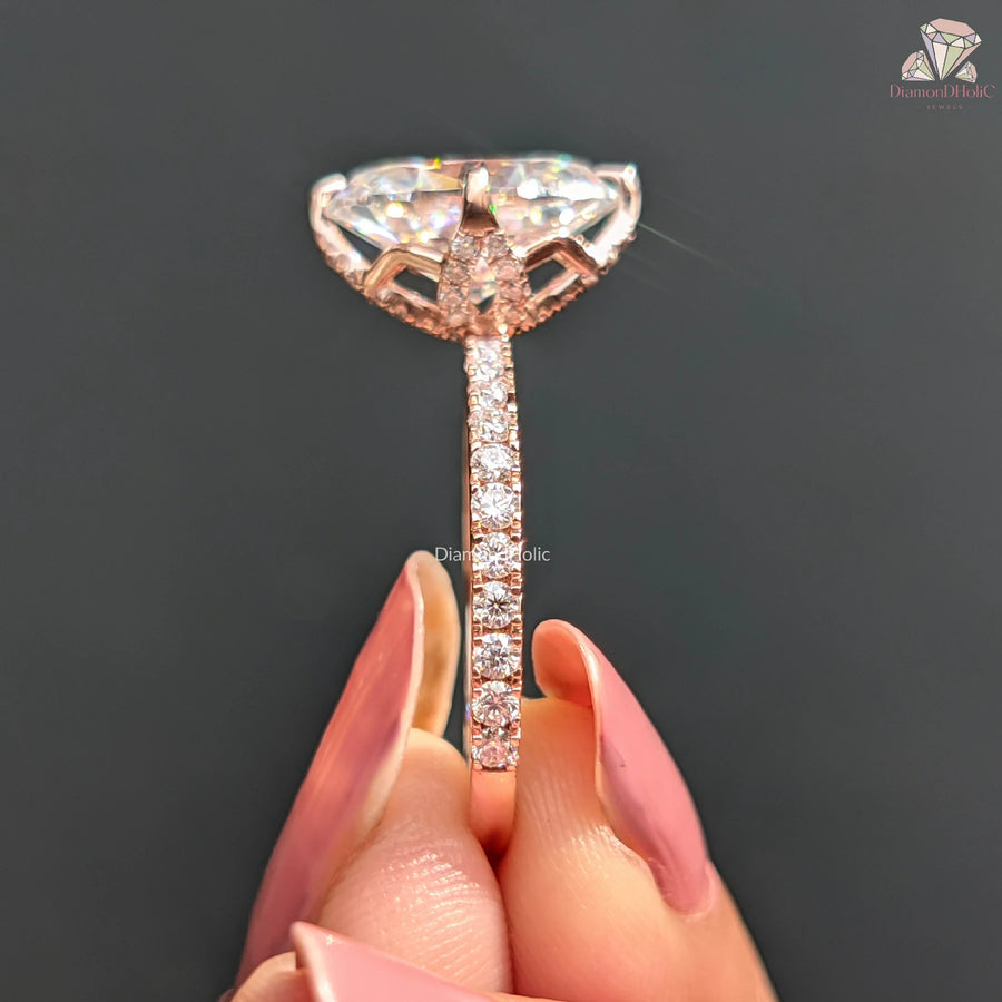 oval wedding rings