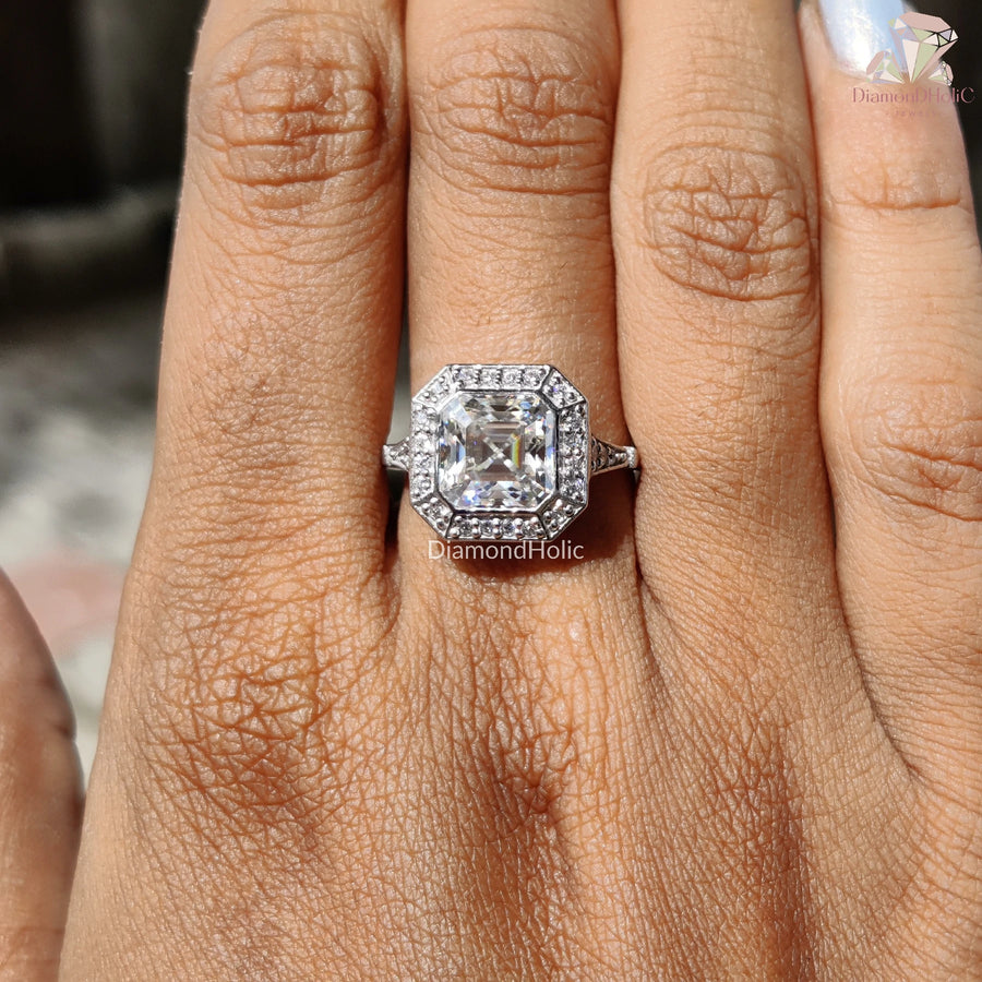 white gold diamond engagement rings for women​