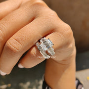 white gold wedding ring sets