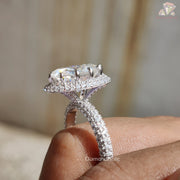 white gold proposal ring