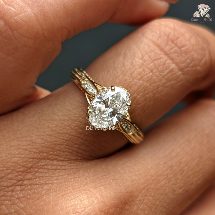 yellow gold engagement rings