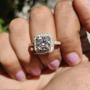 Halo Magic | Pave Accent | Engagement Joy

